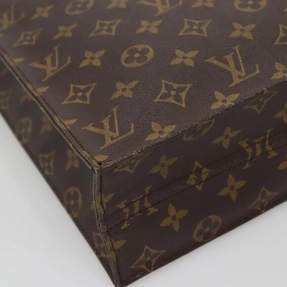 LOUIS VUITTON Monogram Sac Plat Hand Bag M51140 LV Auth 137346 - Picture 5 of 16